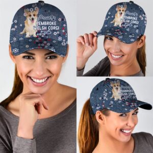 Proud Pembroke Welsh Corgi Mom Caps Hat For Going Out With Pets Dog Caps Gifts For Friends 2 fzvklz