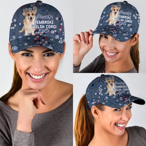 Proud Pembroke Welsh Corgi Mom Caps – Hat For Going Out With Pets – Dog Caps Gifts For Friends