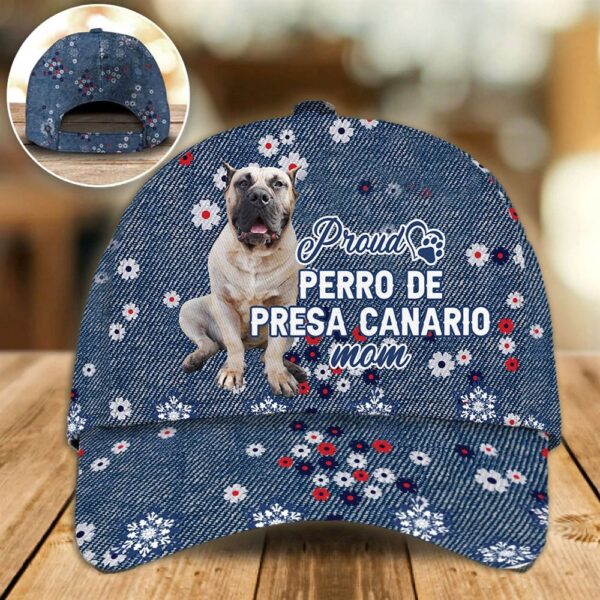 Proud Perro De Presa Canario Mom Caps – Hats For Walking With Pets – Dog Caps Gifts For Friends