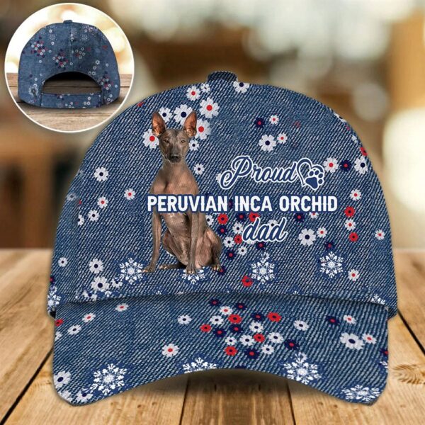 Proud Peruvian Inca Orchid Dad Caps – Caps For Dog Lovers – Gifts Dog Hats For Relatives