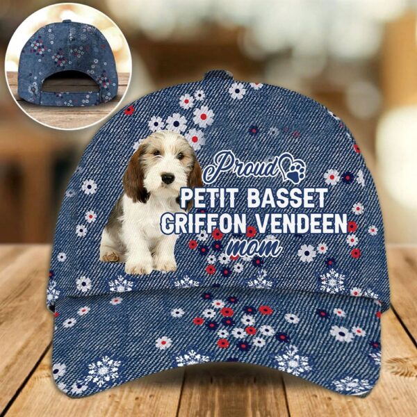 Proud Petit Basset Griffon Vendeen Mom Caps – Hat For Going Out With Pets – Dog Caps Gifts For Friends