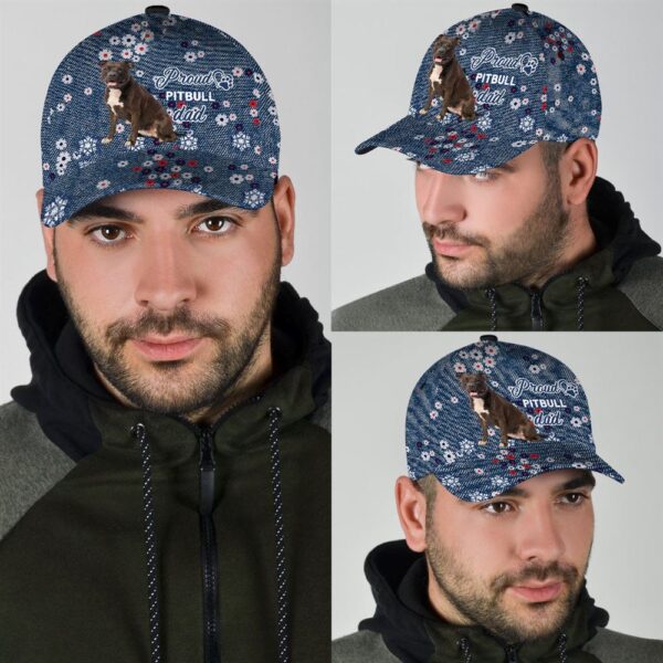 Proud Pitbull Dad Caps – Caps For Dog Lovers – Gifts Dog Hats For Friends