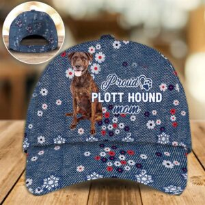 Proud Plott Hound Mom Caps Hat For Going Out With Pets Dog Caps Gifts For Friends 1 mfhgwq