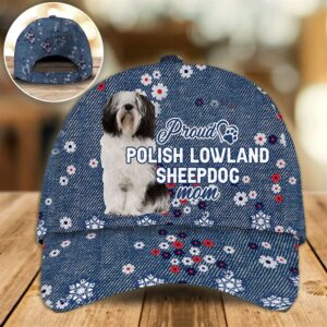 Proud Polish Lowland Sheepdog Mom Caps Hat For Going Out With Pets Dog Caps Gifts For Friends 1 zd61jv