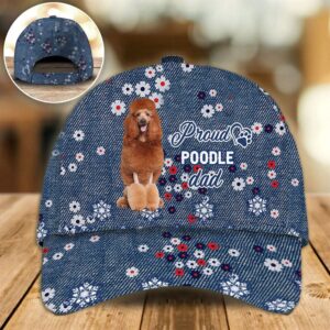 Proud Poodle Dad Caps Caps For Dog Lovers Gifts Dog Hats For Friends 1 insxxc