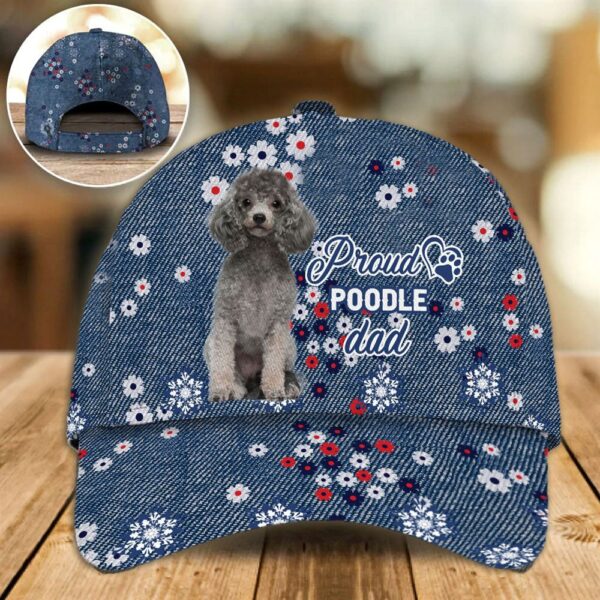 Proud Poodle Dad Caps – Hat For Going Out With Pets – Gifts Dog Hats For Relatives