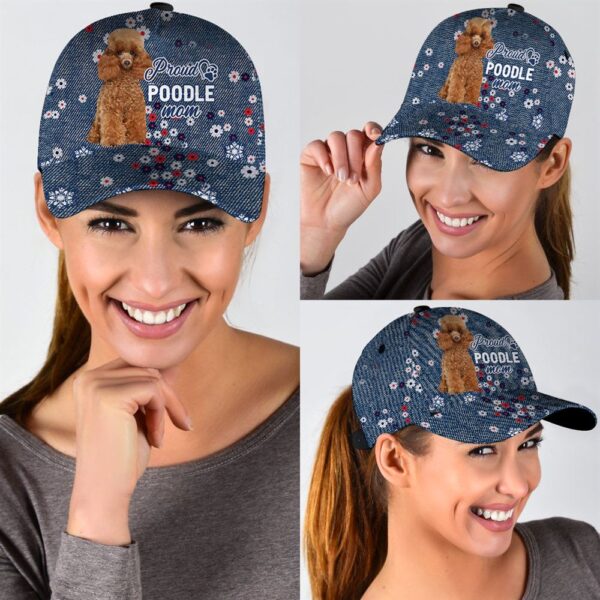 Proud Poodle Mom Caps – Hats For Walking With Pets – Caps For Dog Lovers