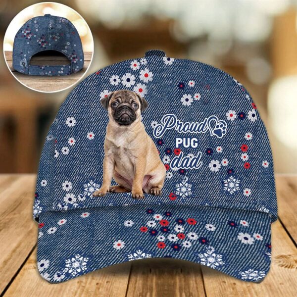 Proud Pug Dad Caps – Caps For Dog Lovers – Gifts Dog Hats For Friends