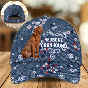 Proud Redbone Coonhound Mom Caps –…