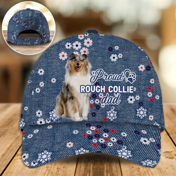 Proud Rough Collie Dad Caps – Caps For Dog Lovers – Gifts Dog Hats For Friends