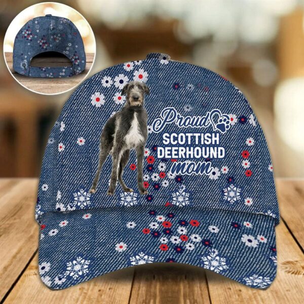 Proud Scottish Deerhound Mom Caps – Hat For Going Out With Pets – Dog Caps Gifts For Friends