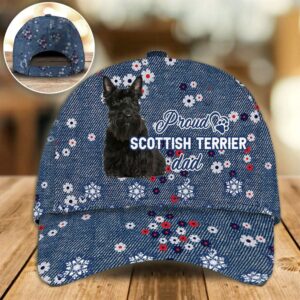 Proud Scottish Terrier Dad Caps –…