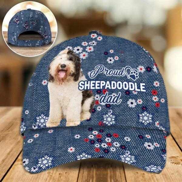 Proud Sheepadoodle Mom Caps – Hats For Walking With Pets – Dog Caps Gifts For Friends