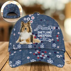 Proud Shetland Sheepdog Mom Caps –…