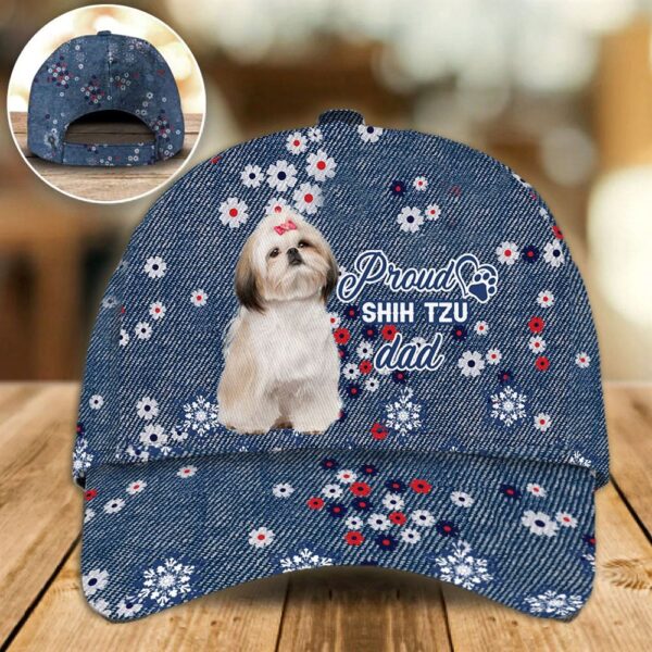 Proud Shih Tzu Dad Caps – Caps For Dog Lovers – Gifts Dog Hats For Friends