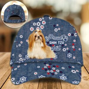 Proud Shih Tzu Dad Caps Hat For Going Out With Pets Gifts Dog Hats For Friends 1 l0xbht