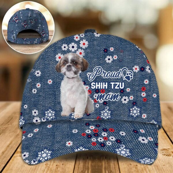 Proud Shih Tzu Mom Caps – Hat For Going Out With Pets – Caps For Dog Lovers