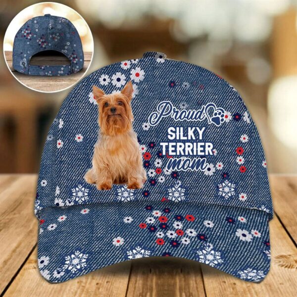 Proud Silky Terrier Mom Caps – Hat For Going Out With Pets – Dog Caps Gifts For Friends