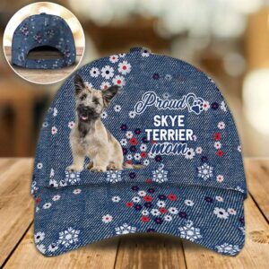 Proud Skye Terrier Mom Caps Hat For Going Out With Pets Dog Caps Gifts For Friends 1 zv6rqu
