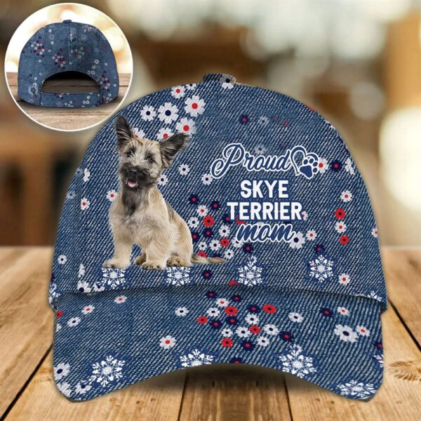 Proud Skye Terrier Mom Caps – Hat For Going Out With Pets – Dog Caps Gifts For Friends