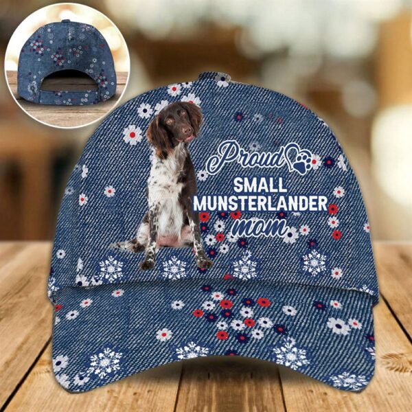 Proud Small Munsterlander Mom Caps – Hats For Walking With Pets – Dog Caps Gifts For Friends