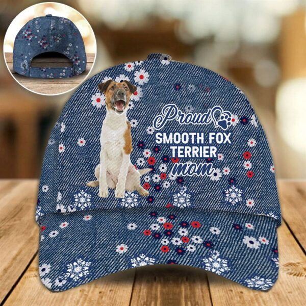 Proud Smooth Fox Terrier Mom Caps – Hats For Walking With Pets – Dog Caps Gifts For Friends