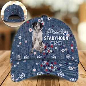 Proud Stabyhoun Mom Caps Hats For Walking With Pets Dog Caps Gifts For Friends 1 omzvh2
