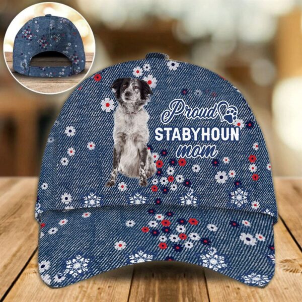 Proud Stabyhoun Mom Caps – Hats For Walking With Pets – Dog Caps Gifts For Friends