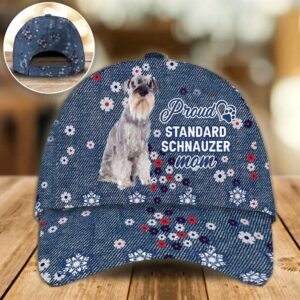 Proud Standard Schnauzer Mom Caps Hats For Walking With Pets Dog Caps Gifts For Friends 1 bm4zyq