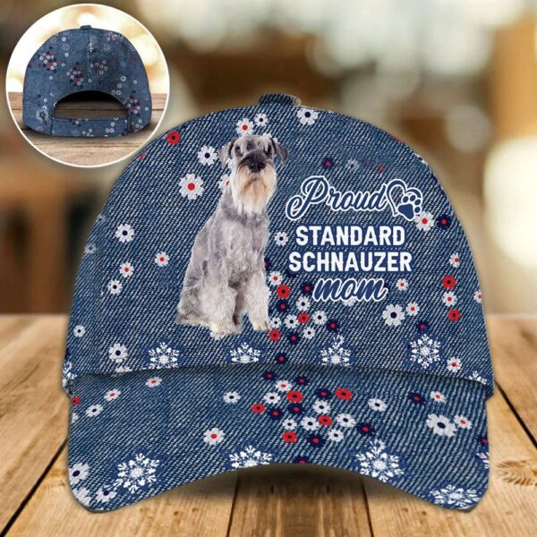 Proud Standard Schnauzer Mom Caps – Hats For Walking With Pets – Dog Caps Gifts For Friends