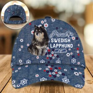 Proud Swedish Lapphund Mom Caps Hats For Walking With Pets Dog Caps Gifts For Friends 1 qfedcm