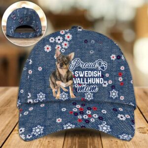 Proud Swedish Vallhund Mom Caps Hats For Walking With Pets Dog Caps Gifts For Friends 1 p55gao