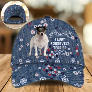 Proud Teddy Roosevelt Terrier Mom Caps…