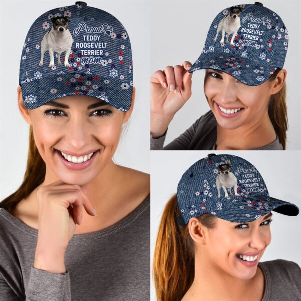 Proud Teddy Roosevelt Terrier Mom Caps – Hats For Walking With Pets – Dog Caps Gifts For Friends