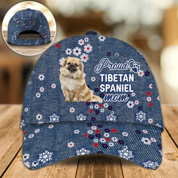 Proud Tibetan Spaniel Mom Caps – Hats For Walking With Pets – Dog Caps Gifts For Friends