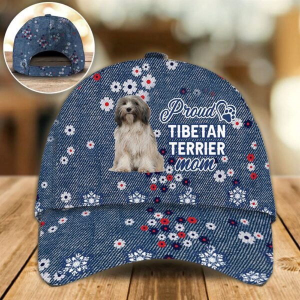 Proud Tibetan Terrier Mom Caps – Hats For Walking With Pets – Dog Caps Gifts For Friends
