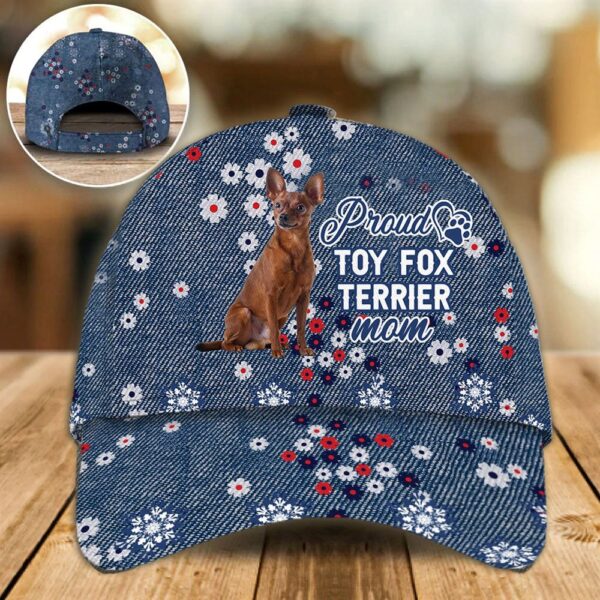 Proud Toy Fox Terrier Mom Caps – Hats For Walking With Pets – Dog Caps Gifts For Friends