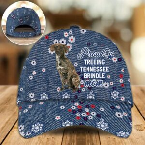 Proud Treeing Tennessee Brindle Mom Caps…