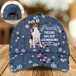 Proud Treeing Walker Coonhound Mom Caps Hats For Walking With Pets Dog Caps Gifts For Friends 1 vgqkh1