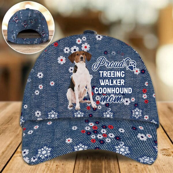 Proud Treeing Walker Coonhound Mom Caps – Hats For Walking With Pets – Dog Caps Gifts For Friends