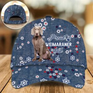 Proud Weimaraner Dad Caps Caps For Dog Lovers Gifts Dog Hats For Relatives 1 k4pu7t