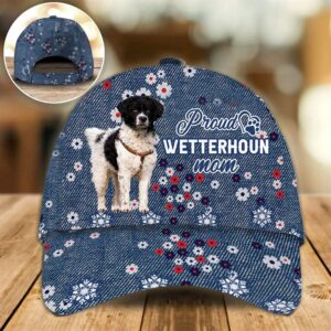 Proud Wetterhoun Mom Caps Hat For Going Out With Pets Dog Caps Gifts For Friends 1 xggnbr
