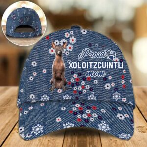 Proud Xoloitzcuintli Mom Caps Hats For Walking With Pets Dog Caps Gifts For Friends 1 u4r7ka