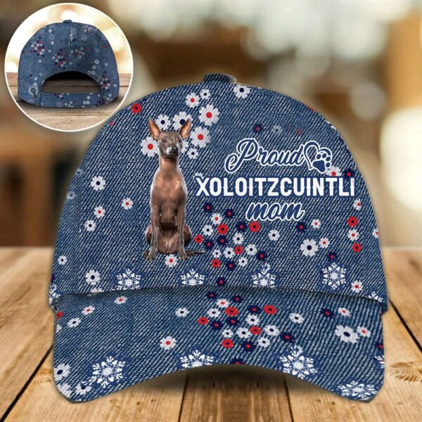 Proud Xoloitzcuintli Mom Caps – Hats For Walking With Pets – Dog Caps Gifts For Friends