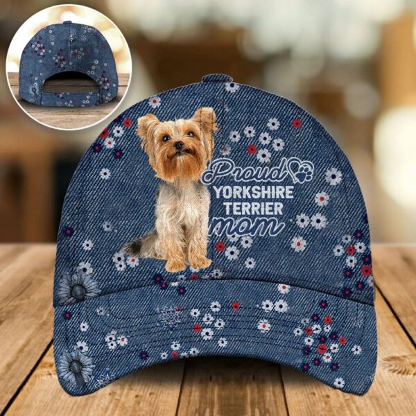 Proud Yorkshire Terrier Mom Caps – Hat For Going Out With Pets – Dog Hats Gifts For Relatives