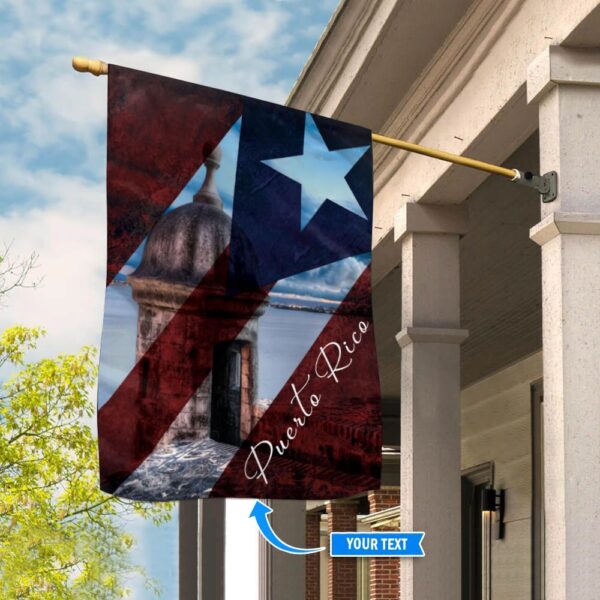 Puerto Rico El Morro Boricua Personalized Flag – Flags For The Garden – Outdoor Decoration
