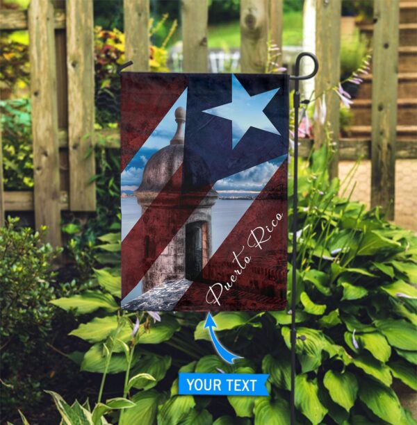 Puerto Rico El Morro Boricua Personalized Flag – Flags For The Garden – Outdoor Decoration