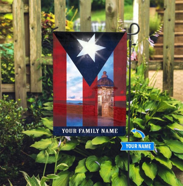 Puerto Rico El Morro Personalized Flag – Flags For The Garden – Outdoor Decoration