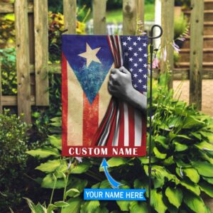 Puerto Rico Personalized Flag Flags For The Garden Outdoor Decoration 2