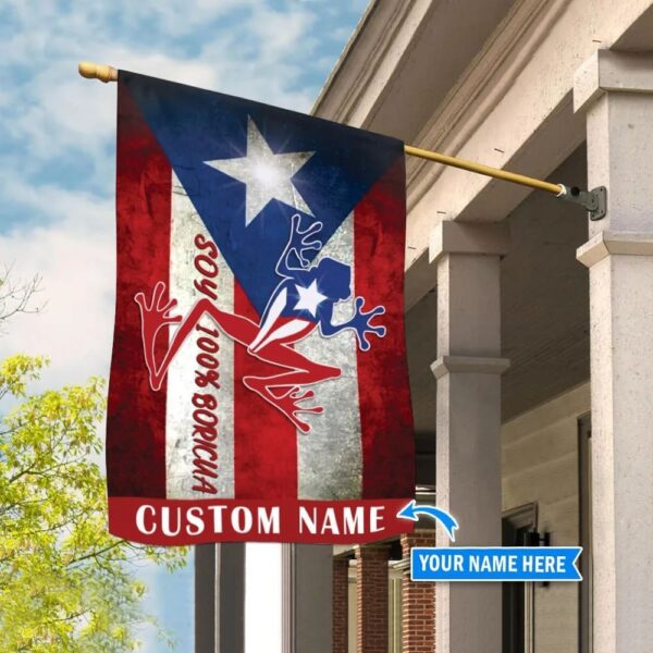 Puerto Rico Personalized House Flag – Flags For The Garden – Outdoor Decoration
